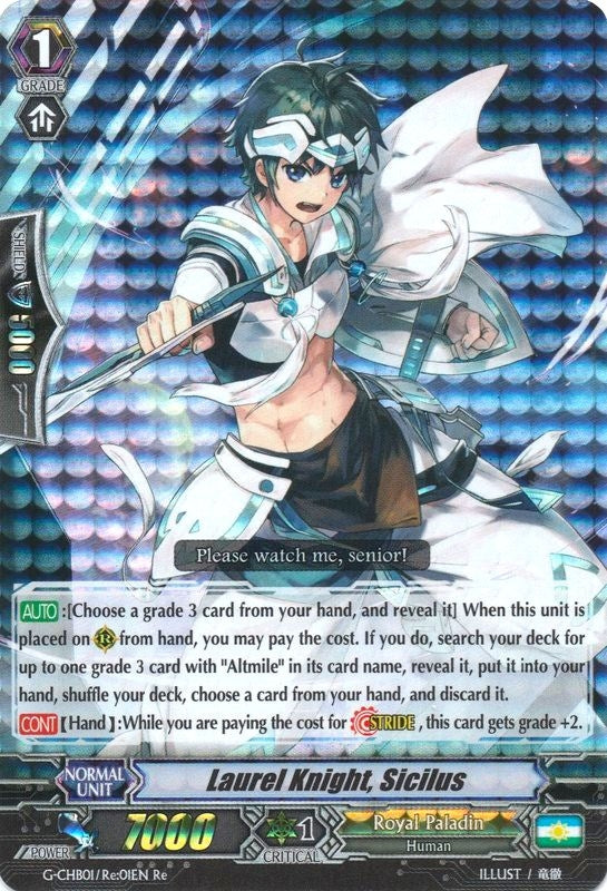 Laurel Knight Sicilus (101) [G-CHB01] - Cardfight Vanguard Single