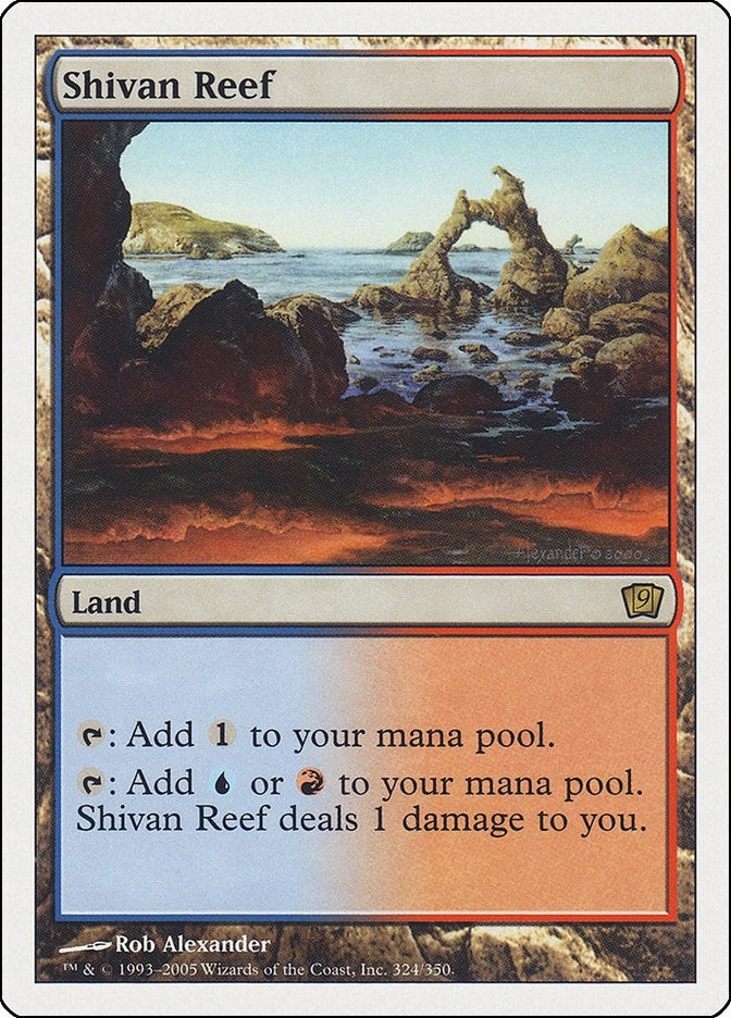 Shivan Reef (324) [9ED] - MTG Single