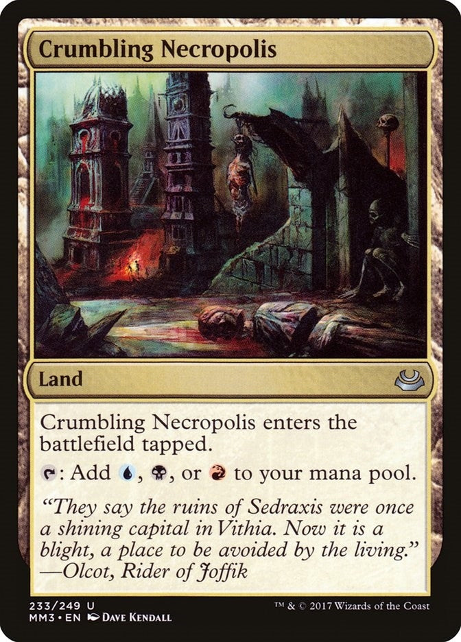 Crumbling Necropolis (233) [MM3] - MTG Single