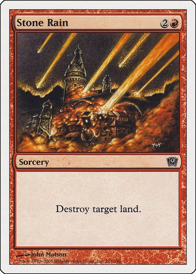 Stone Rain (221) [9ED] - MTG Single