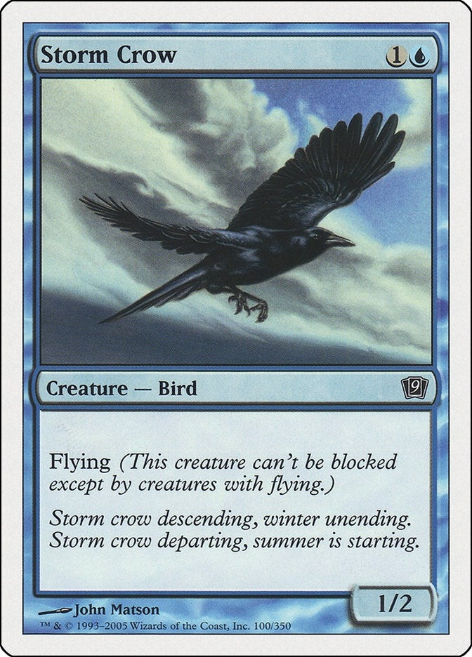 Storm Crow (100) [9ED] - MTG Single