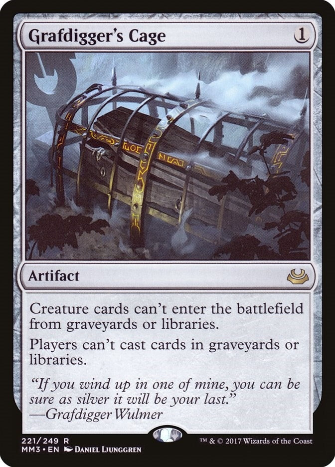 Grafdigger’s Cage (221) [MM3] - MTG Single