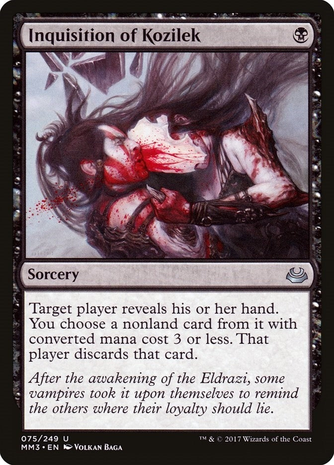 Inquisition of Kozilek (75) [MM3] - MTG Single