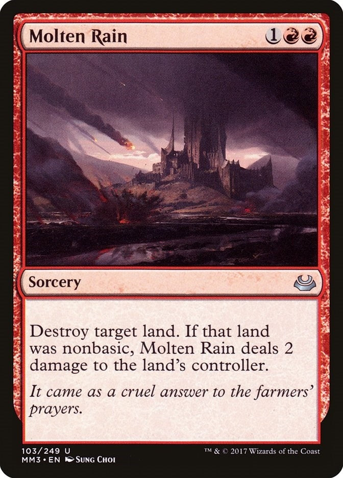 Molten Rain (103) [MM3] - MTG Single