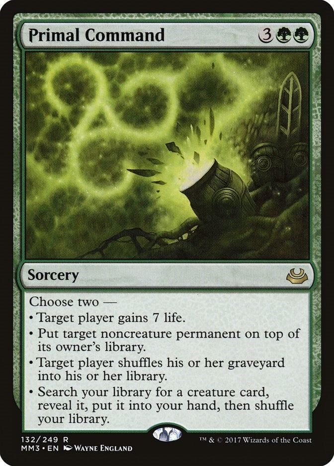 Primal Command (132) [MM3] - MTG Single
