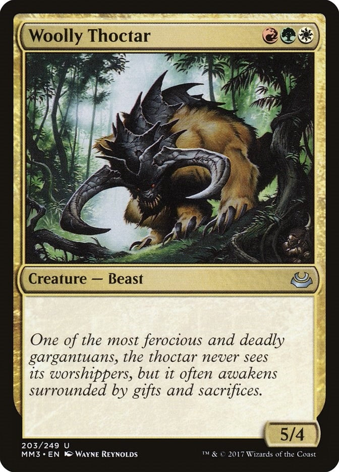 Woolly Thoctar (203) [MM3] - MTG Single