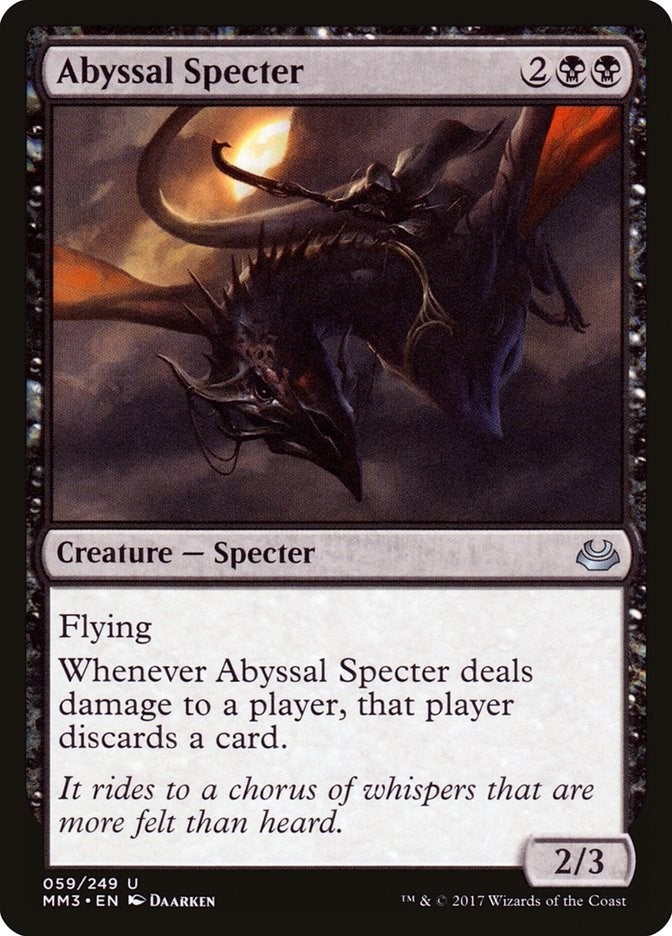 Abyssal Specter (59) [MM3] - MTG Single