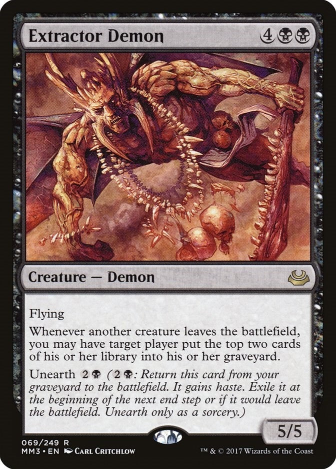 Extractor Demon (69) [MM3] - MTG Single