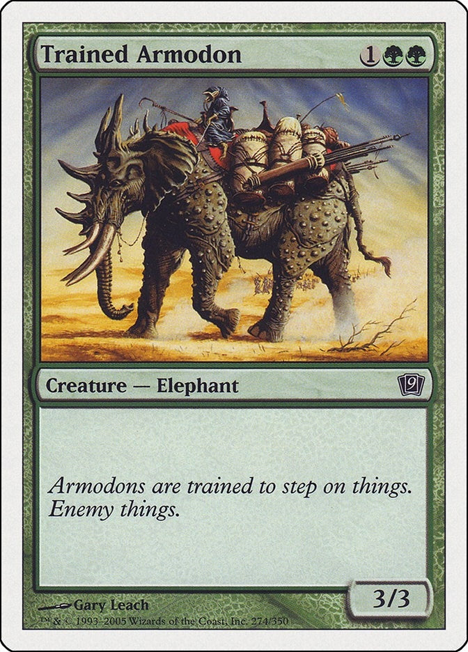 Trained Armodon (274) [9ED] - MTG Single