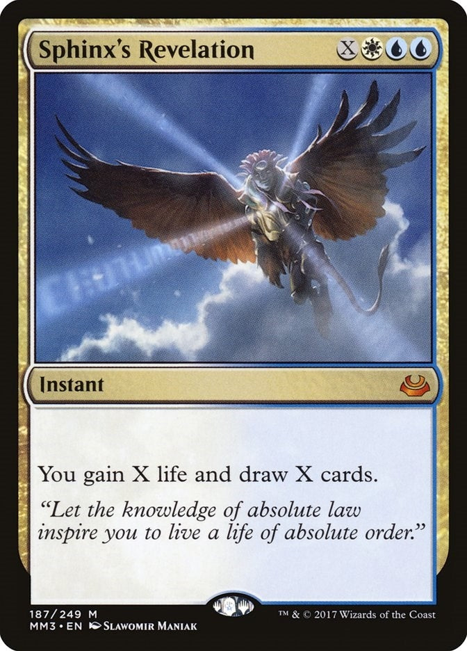 Sphinx’s Revelation (187) [MM3] - MTG Single