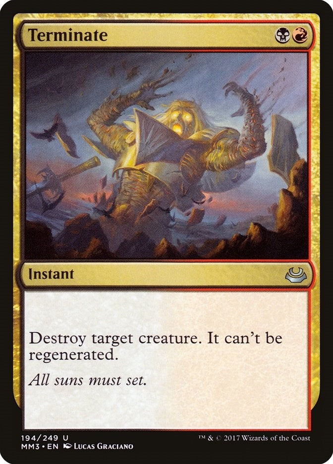 Terminate (194) [MM3] - MTG Single