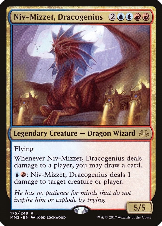 Niv-Mizzet Dracogenius (175) [MM3] - MTG Single