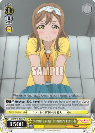 ’Normal Clothes’ Hanamaru Kunikida (45013) [LSS/W45] - Weiss Schwarz Single