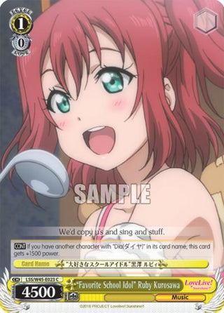 ’Favorite School Idol’ Ruby Kurosawa (45023) [LSS/W45] - Weiss Schwarz Single