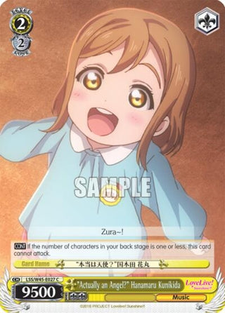 ’Actually an Angel?’ Hanamaru Kunikida (45027) [LSS/W45] - Weiss Schwarz Single