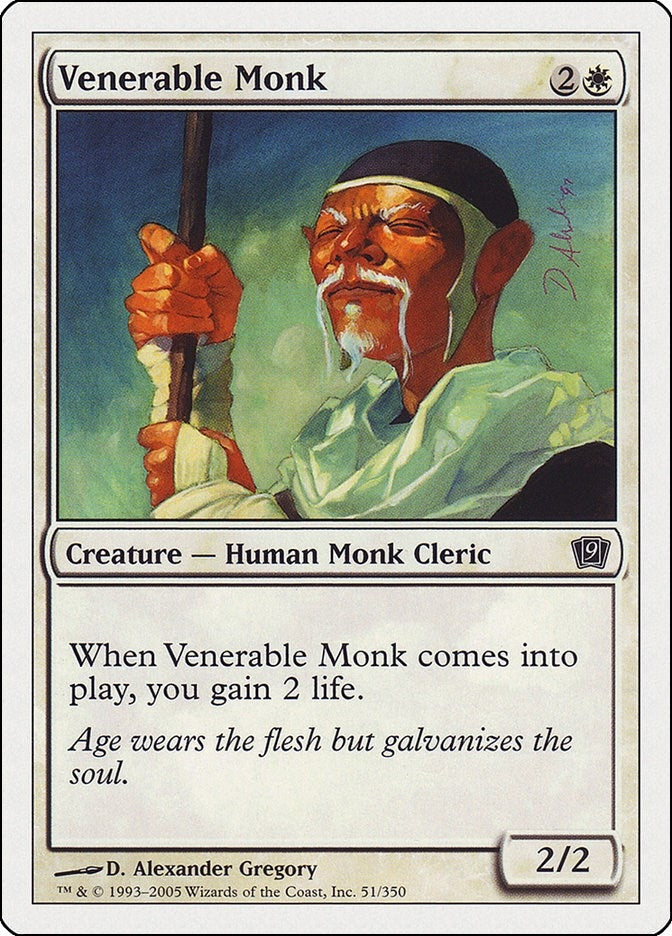 Venerable Monk (51) [9ED] - MTG Single