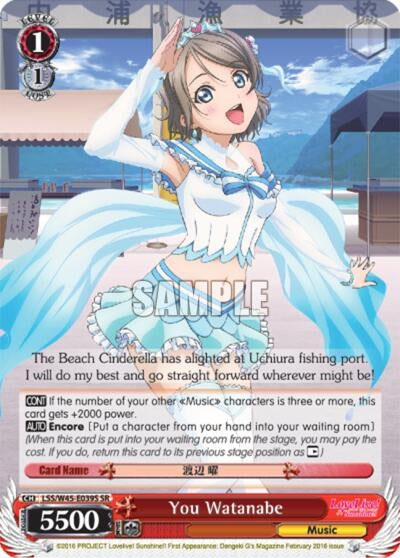 You Watanabe (SR) (45039) [LSS/W45] - Weiss Schwarz Single