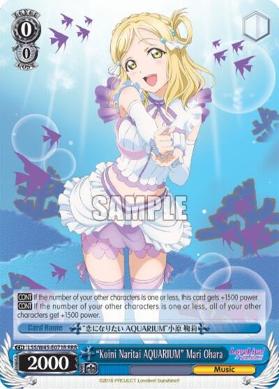 ’Koini Naritai AQUARIUM’ Mari Ohara (RRR) (45071) [LSS/W45] - Weiss Schwarz Single