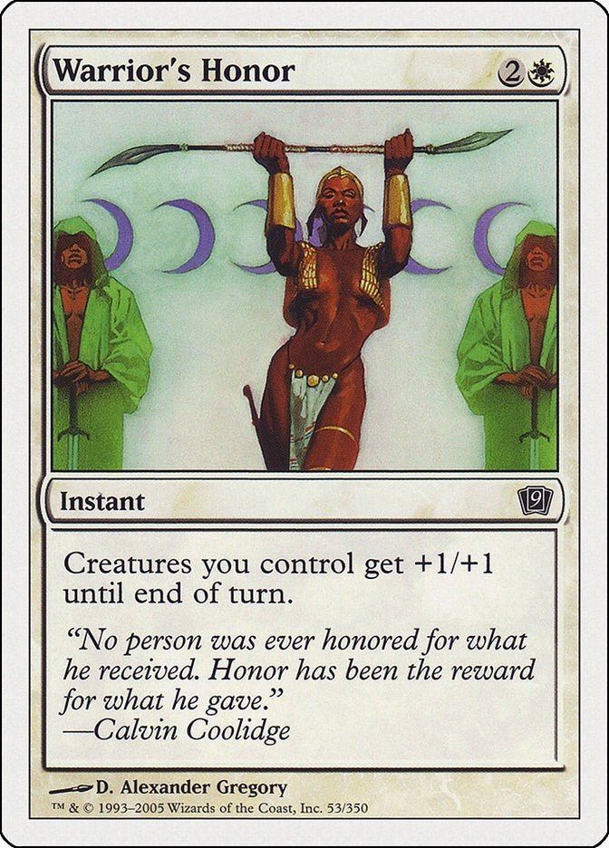 Warrior’s Honor (53) [9ED] - MTG Single