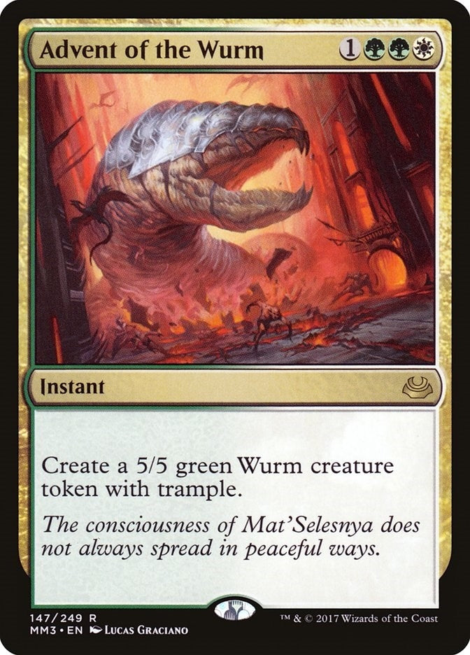 Advent of the Wurm (147) [MM3] - MTG Single