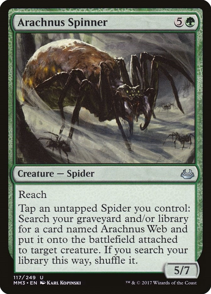 Arachnus Spinner (117) [MM3] - MTG Single