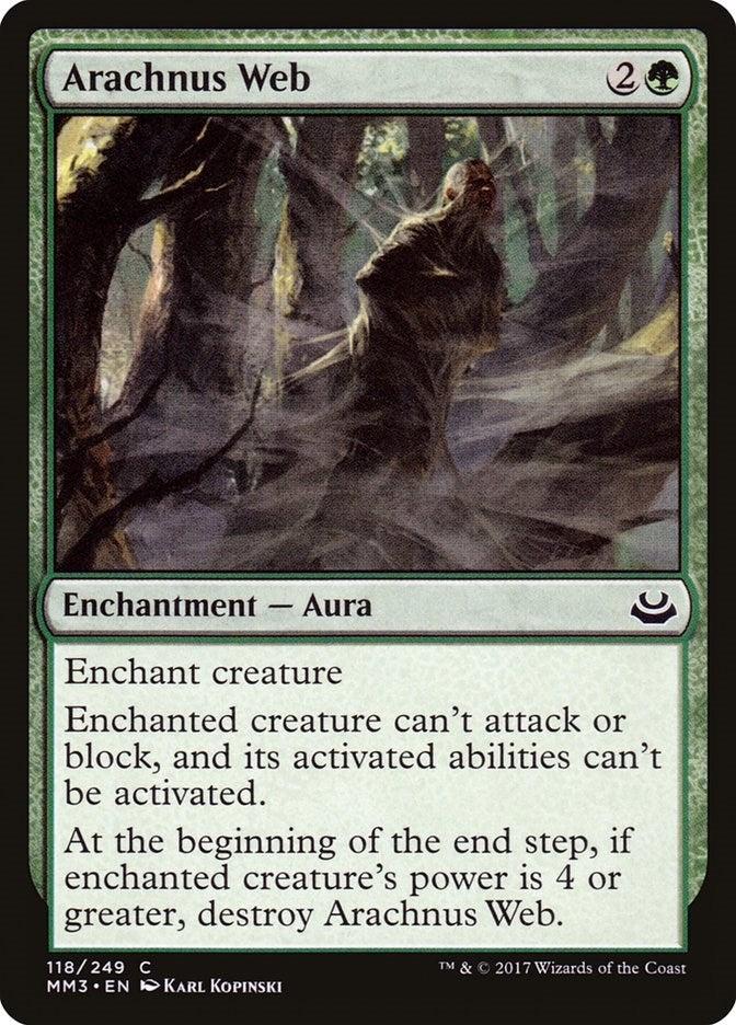 Arachnus Web (118) [MM3] - MTG Single