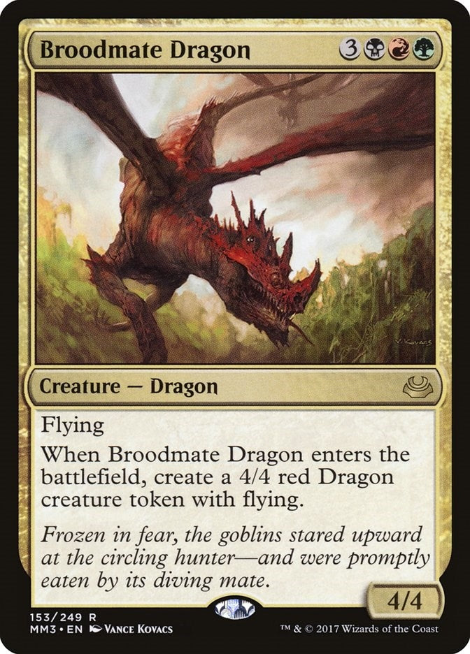 Broodmate Dragon (153) [MM3] - MTG Single