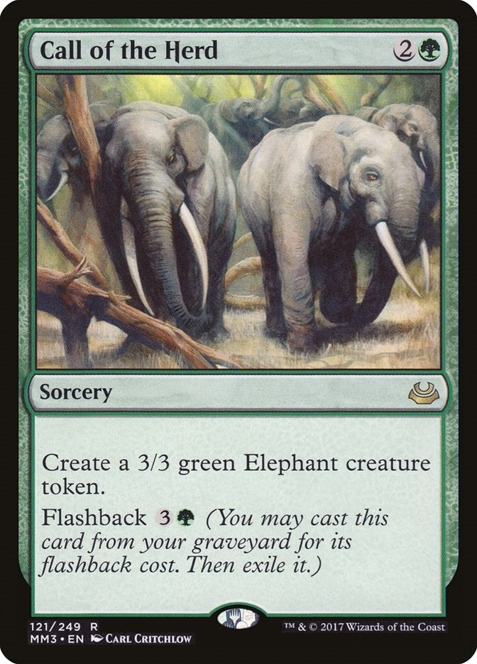 Call of the Herd (121) [MM3] - MTG Single