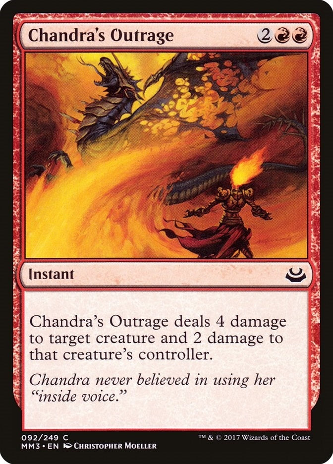 Chandra’s Outrage (92) [MM3] - MTG Single