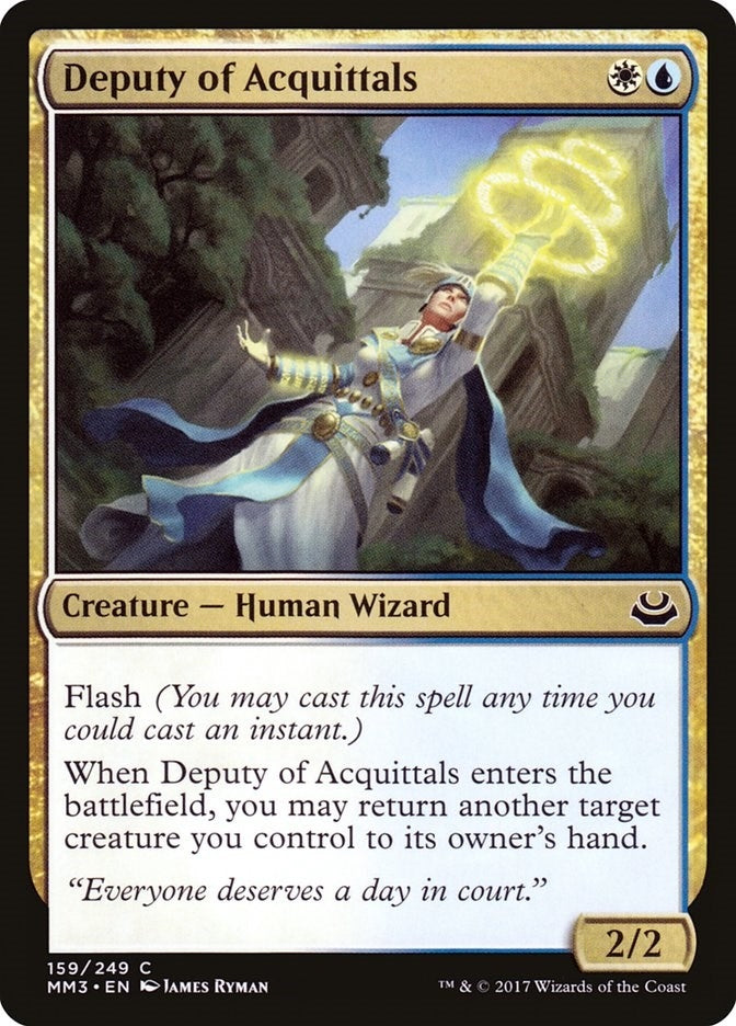Deputy of Acquittals (159) [MM3] - MTG Single
