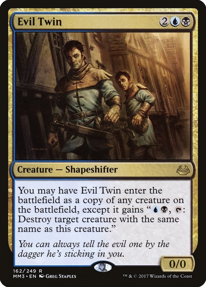 Evil Twin (162) [MM3] - MTG Single