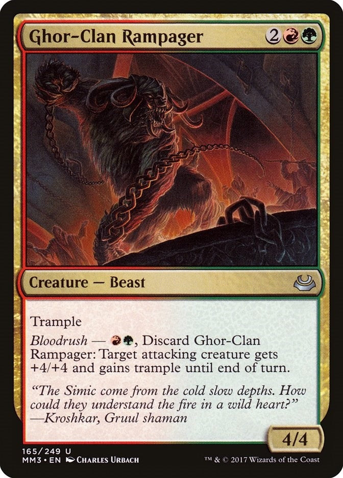 Ghor-Clan Rampager (165) [MM3] - MTG Single
