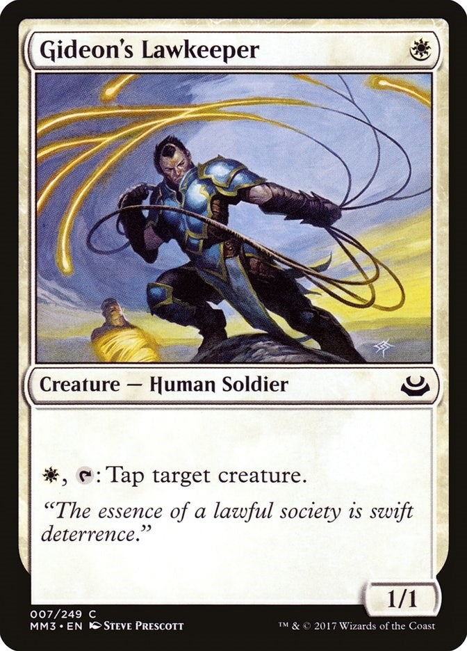 Gideon’s Lawkeeper (7) [MM3] - MTG Single