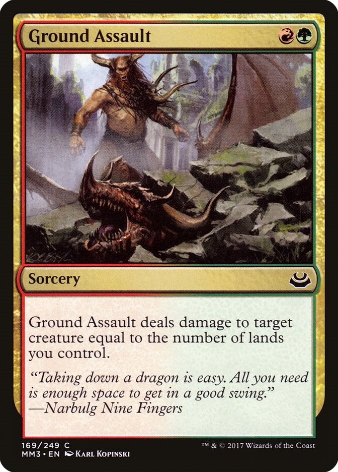 Ground Assault (169) [MM3] - MTG Single