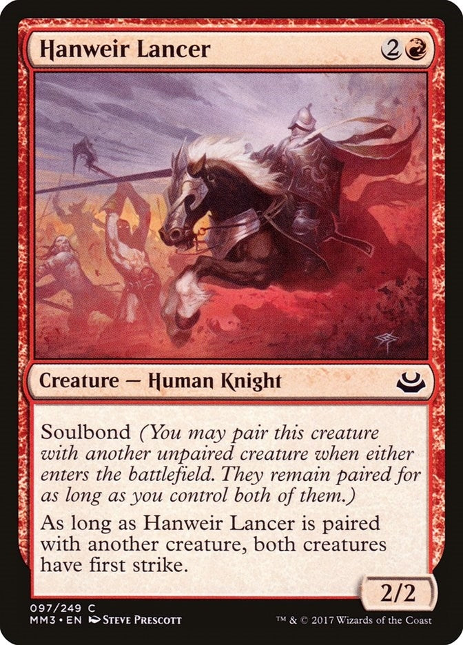 Hanweir Lancer (97) [MM3] - MTG Single