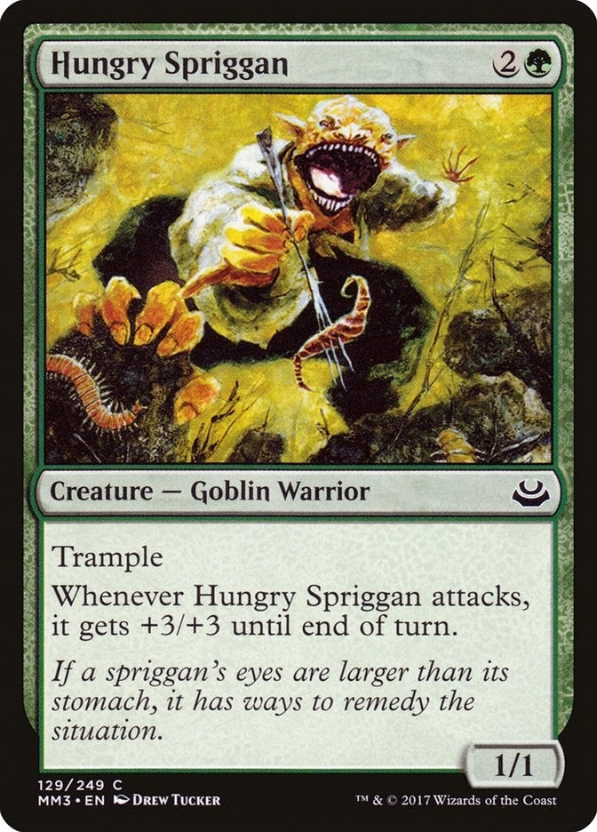 Hungry Spriggan (129) [MM3] - MTG Single
