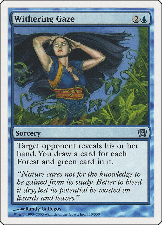Withering Gaze (113) [9ED] - MTG Single
