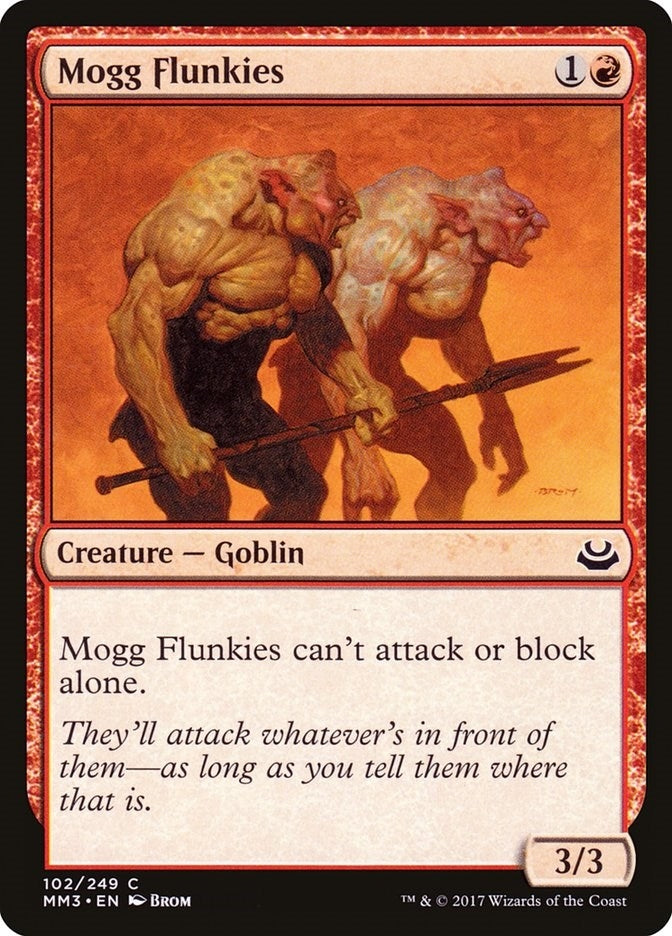 Mogg Flunkies (102) [MM3] - MTG Single
