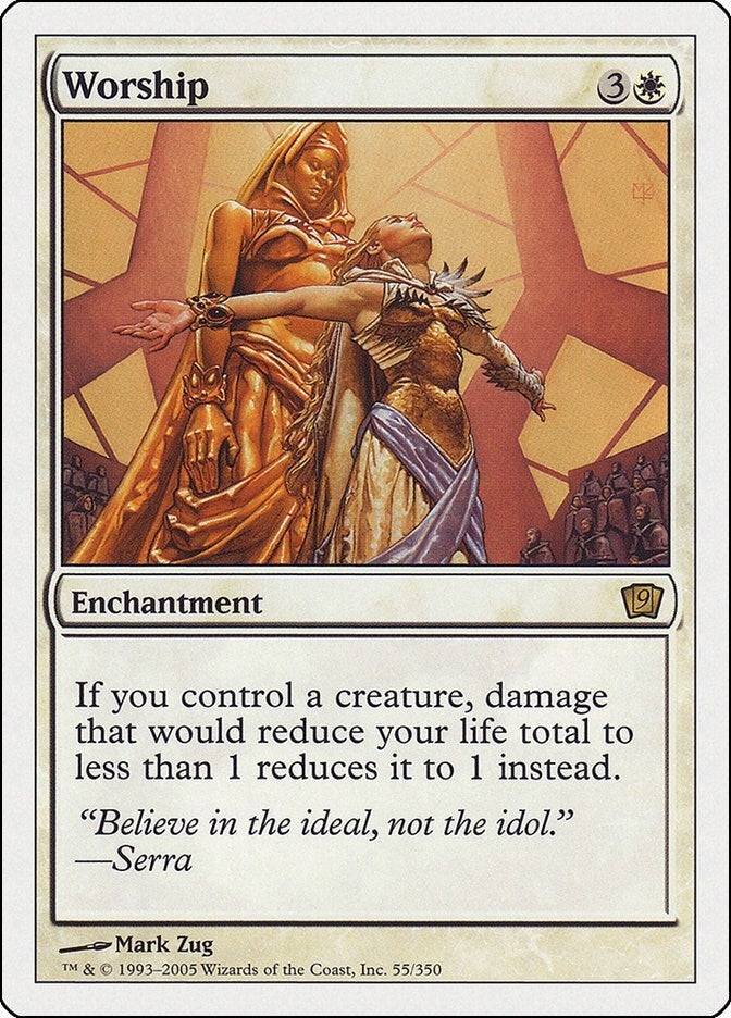 Worship (55) [9ED] - MTG Single