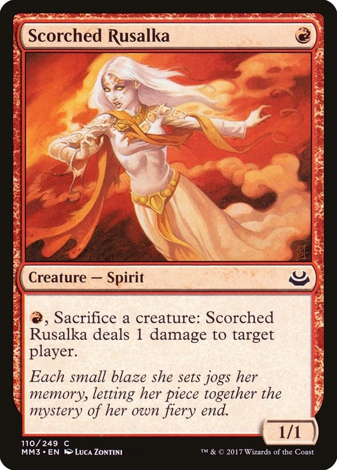 Scorched Rusalka (110) [MM3] - MTG Single