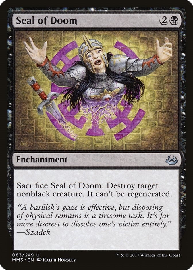 Seal of Doom (83) [MM3] - MTG Single
