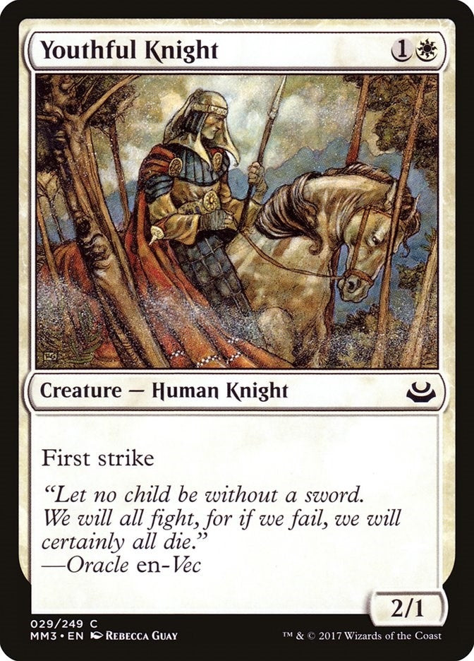 Youthful Knight (29) [MM3] - MTG Single