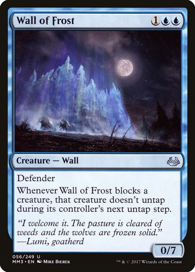 Wall of Frost (56) [MM3] - MTG Single