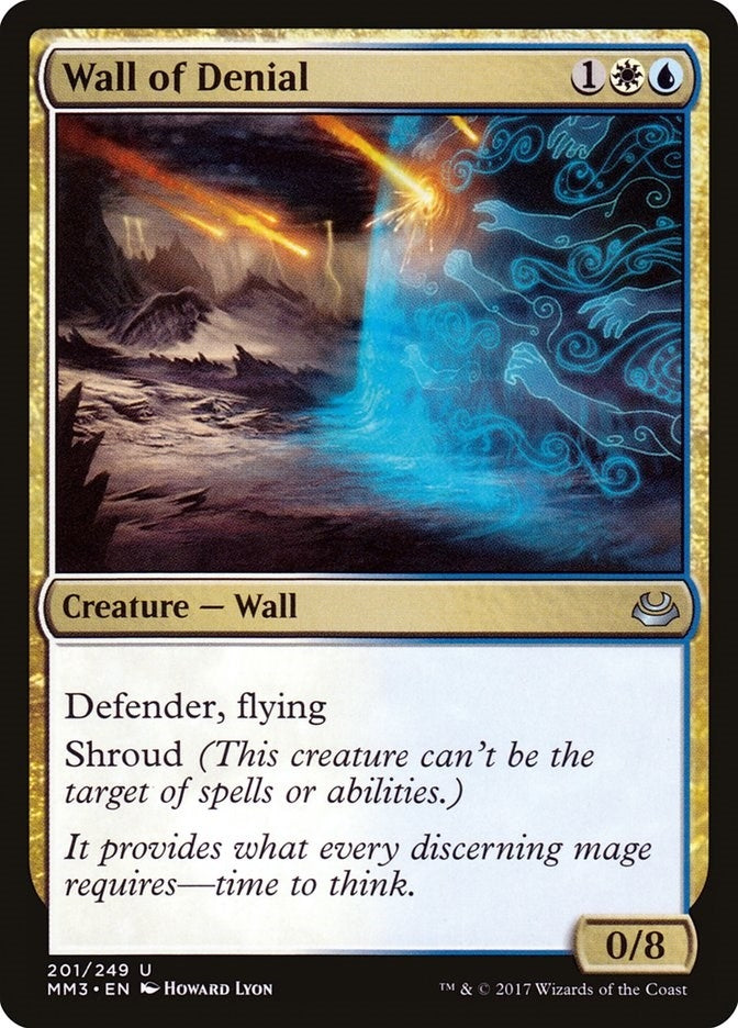 Wall of Denial (201) [MM3] - MTG Single