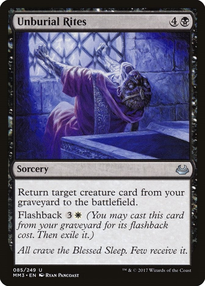 Unburial Rites (85) [MM3] - MTG Single