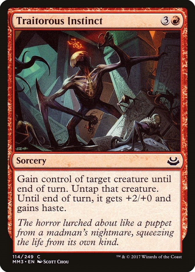 Traitorous Instinct (114) [MM3] - MTG Single