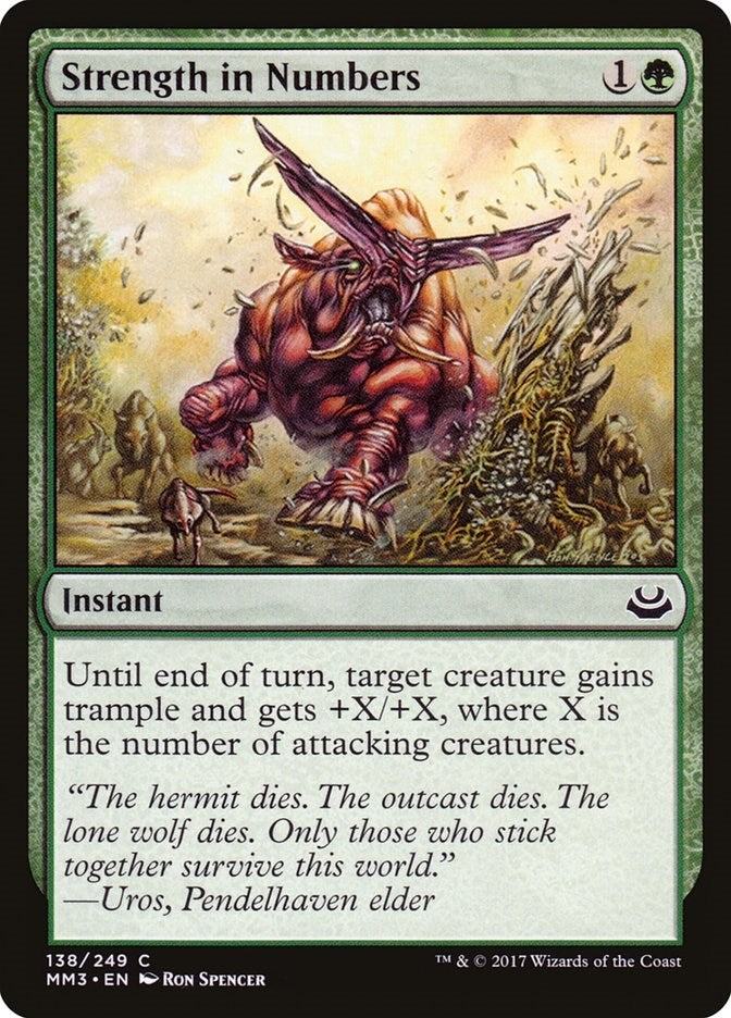 Strength in Numbers (138) [MM3] - MTG Single
