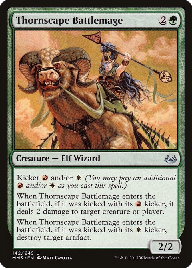 Thornscape Battlemage (142) [MM3] - MTG Single