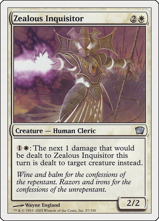 Zealous Inquisitor (57) [9ED] - MTG Single