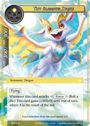 Tiny Alabaster Drake (6) [RDE] - Force of Will Single